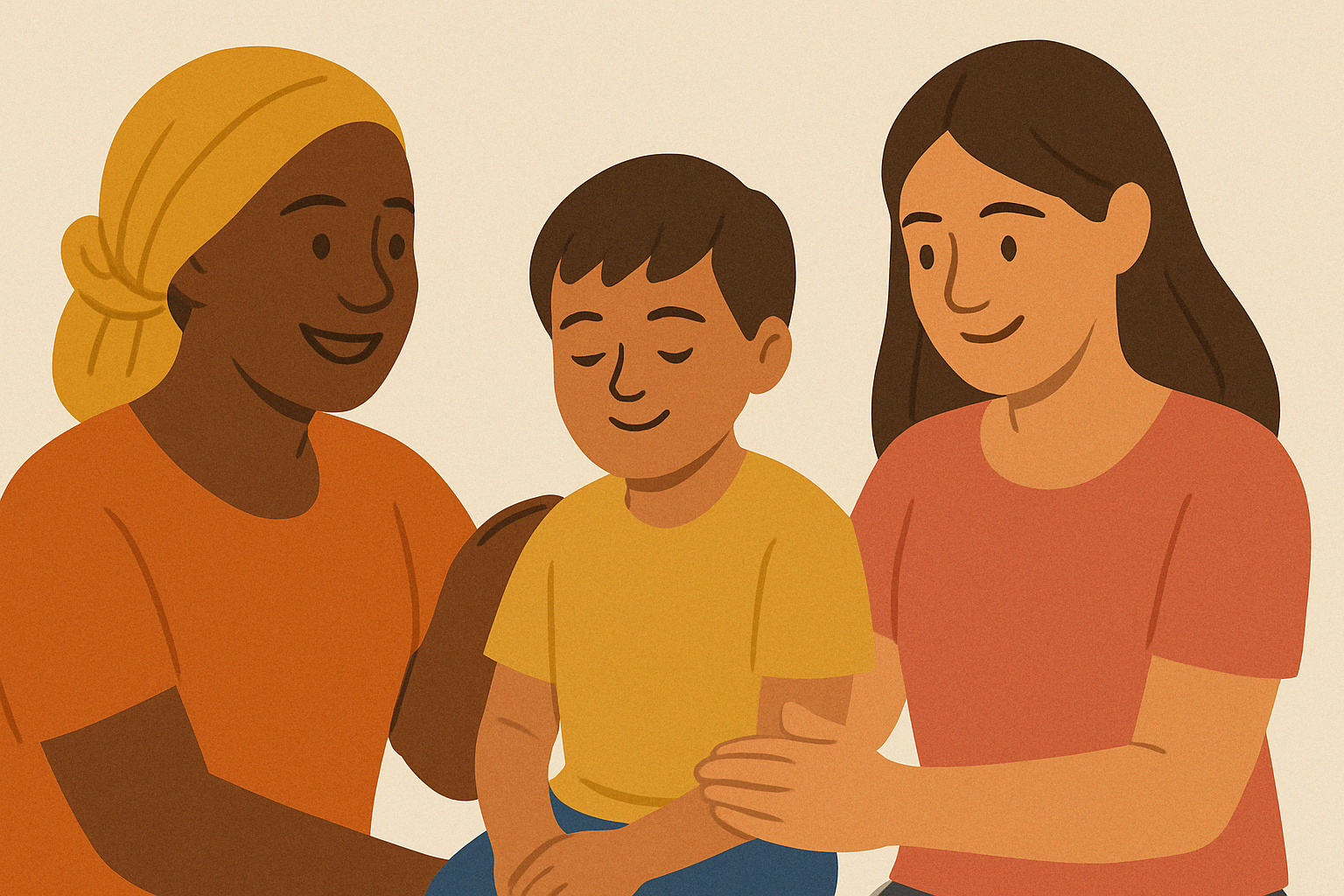 Youth leaders collaborating on sustainability projects